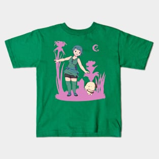 A Stroll At Night Kids T-Shirt